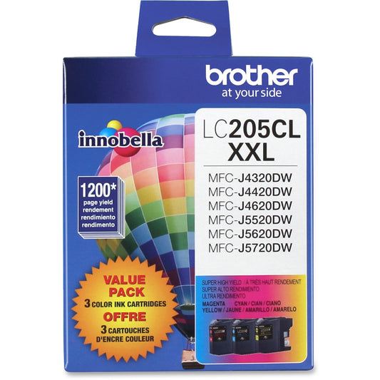 Brother Genuine Innobella LC2053PKS Yellow High-Yield Ink Cartridges – Reliable Inkjet Printing for Brother MFC-J4320DW, J4420DW, J4620DW, J5520DW, J5620DW & J5720DW