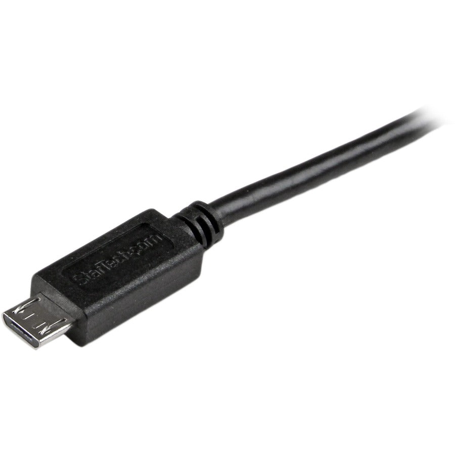 StarTech.com 6 ft USB to Micro USB Data Transfer and Charging Cable - Model USBAUB6BK