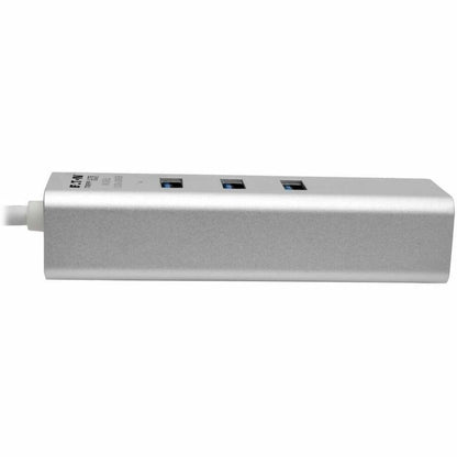 Eaton Tripp Lite Series U336-U03-GB USB 3.0 Gigabit Ethernet Network Adapter with 3-Port USB Hub