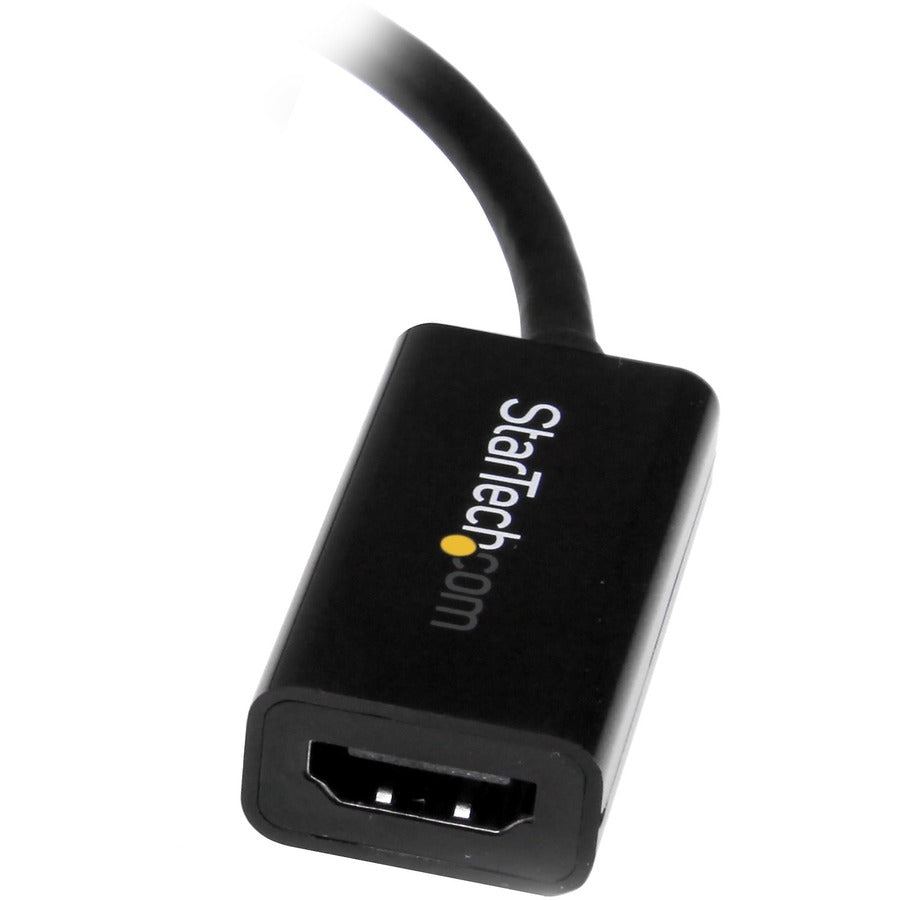 StarTech.com Mini DisplayPort to HDMI Adapter MDP2HD4KS – 4K 30Hz Active Video Converter for Ultra HD Displays