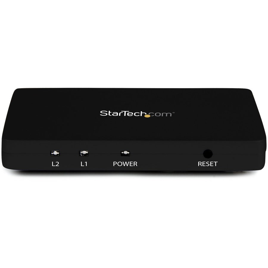 StarTech.com HDMI Splitter ST122HD4K 2-Port 4K HDMI Video and Audio Splitter with Aluminum Housing