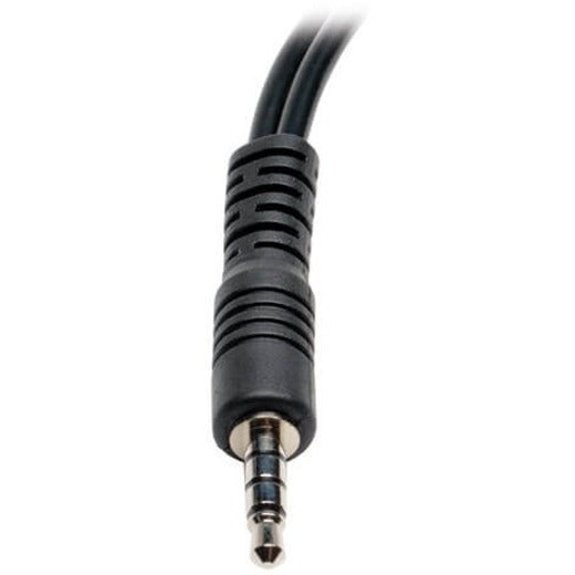 Eaton Tripp Lite Series P318-06N-MFF 6-Inch 3.5 mm Stereo to 4-Position Audio Splitter Cable
