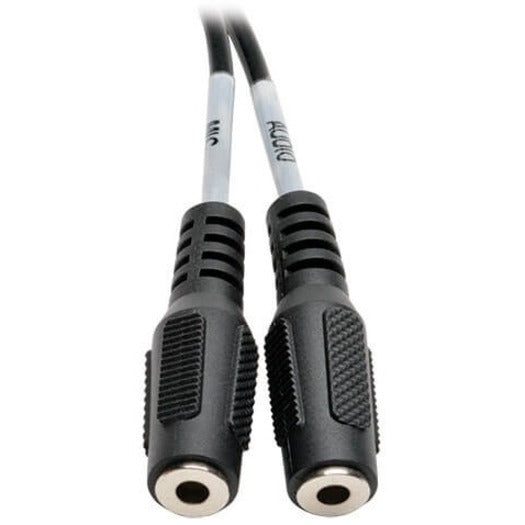 Eaton Tripp Lite Series P318-06N-MFF 6-Inch 3.5 mm Stereo to 4-Position Audio Splitter Cable