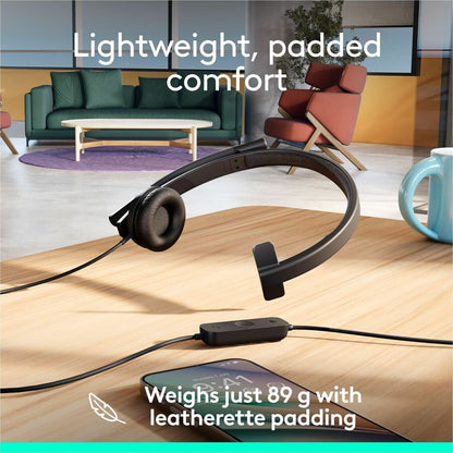 Logitech H570e USB Mono Headset for Business Communication