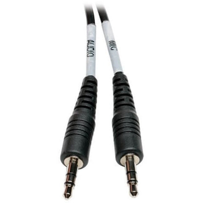 Eaton Tripp Lite Series 3.5 mm 4-Position to 3-Position Audio Headset Splitter Adapter Cable (F/2xM), 6 in.