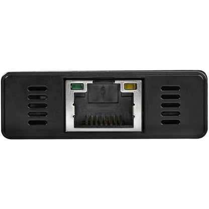 StarTech.com Aluminum USB 3.0 Hub with Gigabit Ethernet Adapter - 3 Ports, WOL Support, Compact Design
