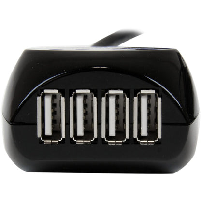 StarTech.com 15m USB 2.0 Active Extension Cable with 4-Port Hub - USB2EXT4P15M