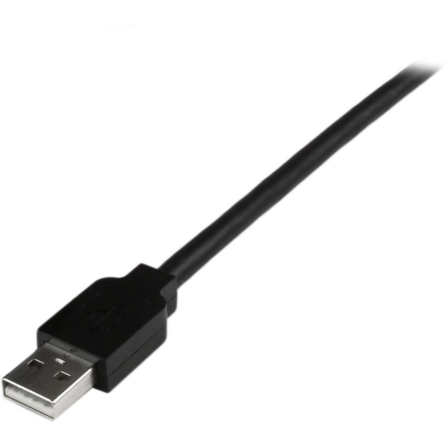 StarTech.com 15m USB 2.0 Active Extension Cable with 4-Port Hub - USB2EXT4P15M