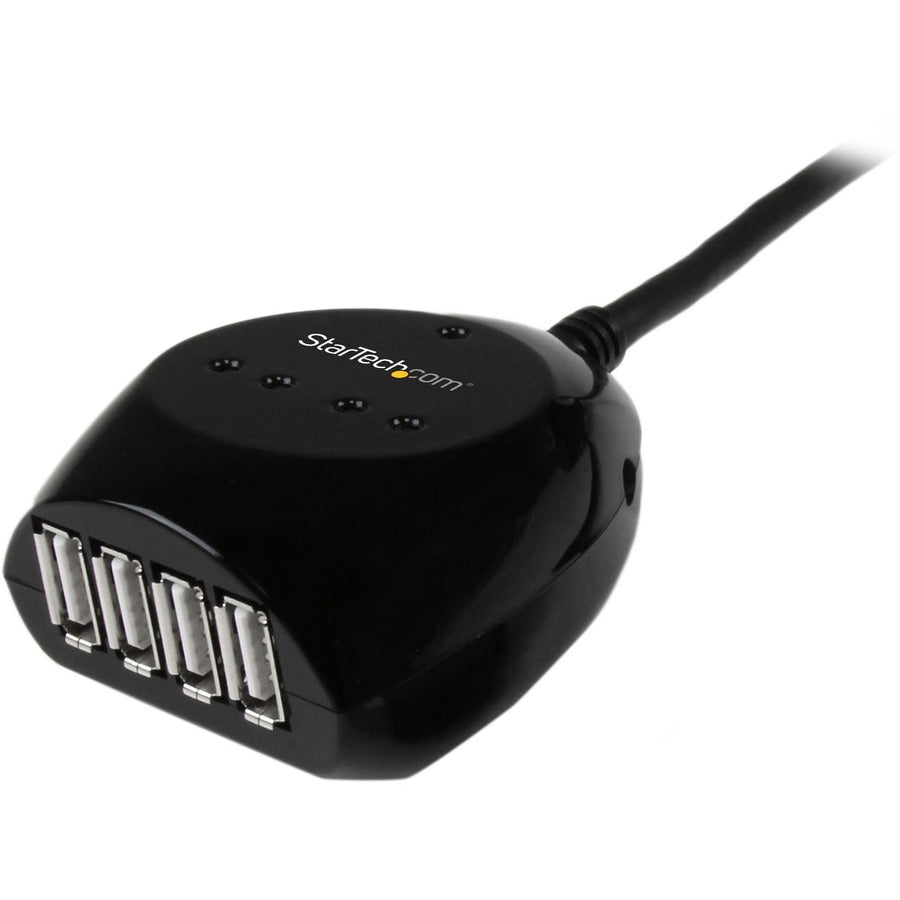 StarTech.com 15m USB 2.0 Active Extension Cable with 4-Port Hub - USB2EXT4P15M