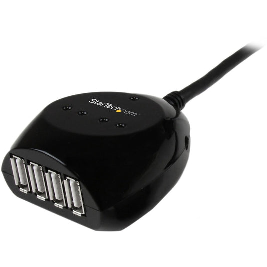 StarTech.com 15m USB 2.0 Active Extension Cable with 4-Port Hub - USB2EXT4P15M