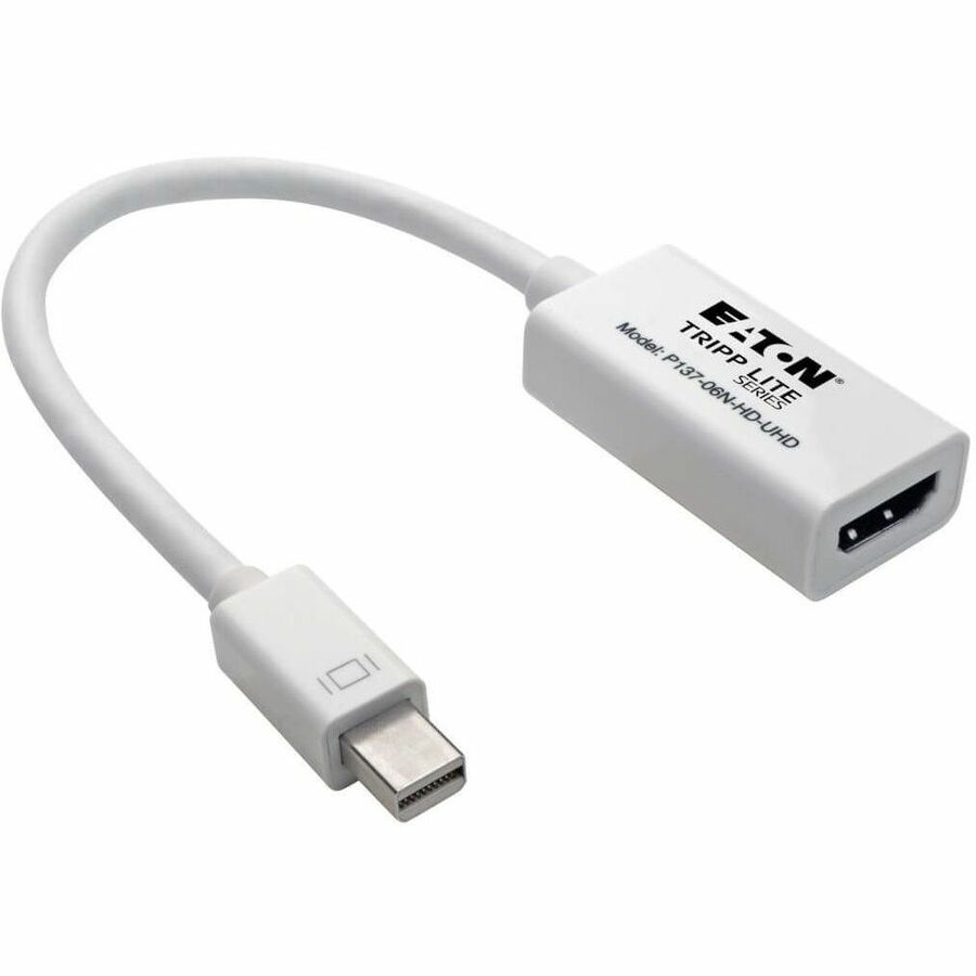 Eaton Tripp Lite Series P137-06N-HD-UHD Mini DisplayPort to UHD HDMI Adapter - 6 Inch