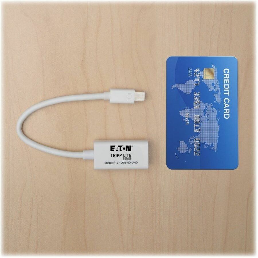 Eaton Tripp Lite Series P137-06N-HD-UHD Mini DisplayPort to UHD HDMI Adapter - 6 Inch