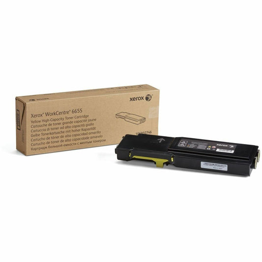 Xerox WorkCentre 6655/6655i Yellow High Capacity Toner Cartridge (7500 Pages) - Part 106R02746