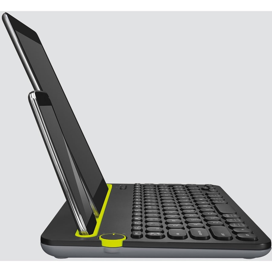 Logitech K480 Bluetooth Multi-Device Keyboard with Integrated Phone and Tablet Cradle