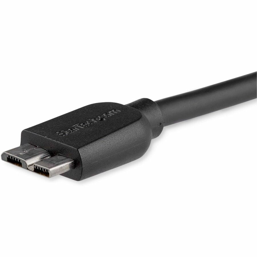 StarTech.com 15cm Short Slim SuperSpeed USB 3.0 A to Micro B Cable - M/M