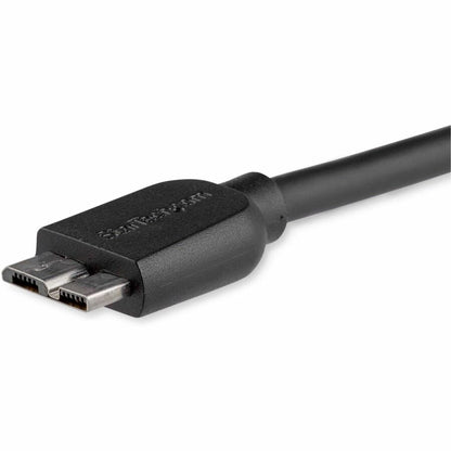 StarTech.com 15cm Short Slim SuperSpeed USB 3.0 A to Micro B Cable - M/M