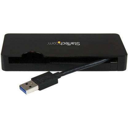 StarTech.com USB3SMDOCKHV Travel Docking Station for Laptops with HDMI, VGA, USB 3.0, and Gigabit Ethernet