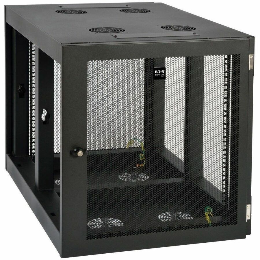 Eaton Tripp Lite Series SmartRack SRW12UHD 12U Wall-Mount Server Rack Enclosure Cabinet