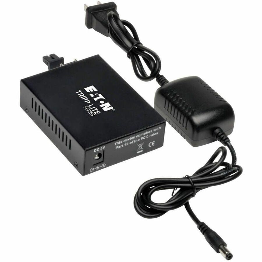 Eaton Tripp Lite N785-001-LC-MM 10/100/1000 Gigabit Ethernet Multimode Fiber Media Converter