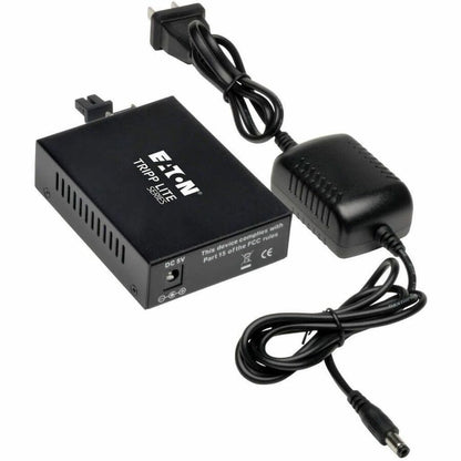 Eaton Tripp Lite N785-001-LC-MM 10/100/1000 Gigabit Ethernet Multimode Fiber Media Converter