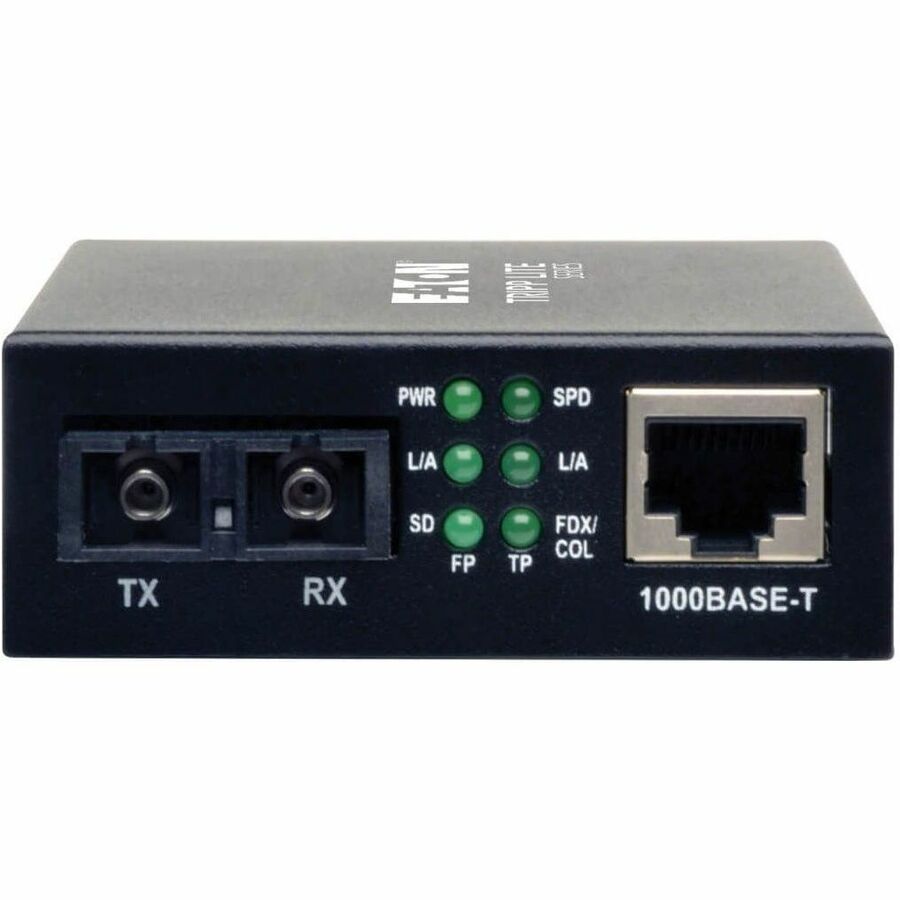 Eaton Tripp Lite Series Gigabit Multimode Fiber to Ethernet Media Converter, 10/100/1000 SC, 550 meters, 850 nm