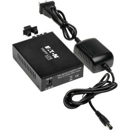 Eaton Tripp Lite Series Gigabit Multimode Fiber to Ethernet Media Converter, 10/100/1000 SC, 550 meters, 850 nm