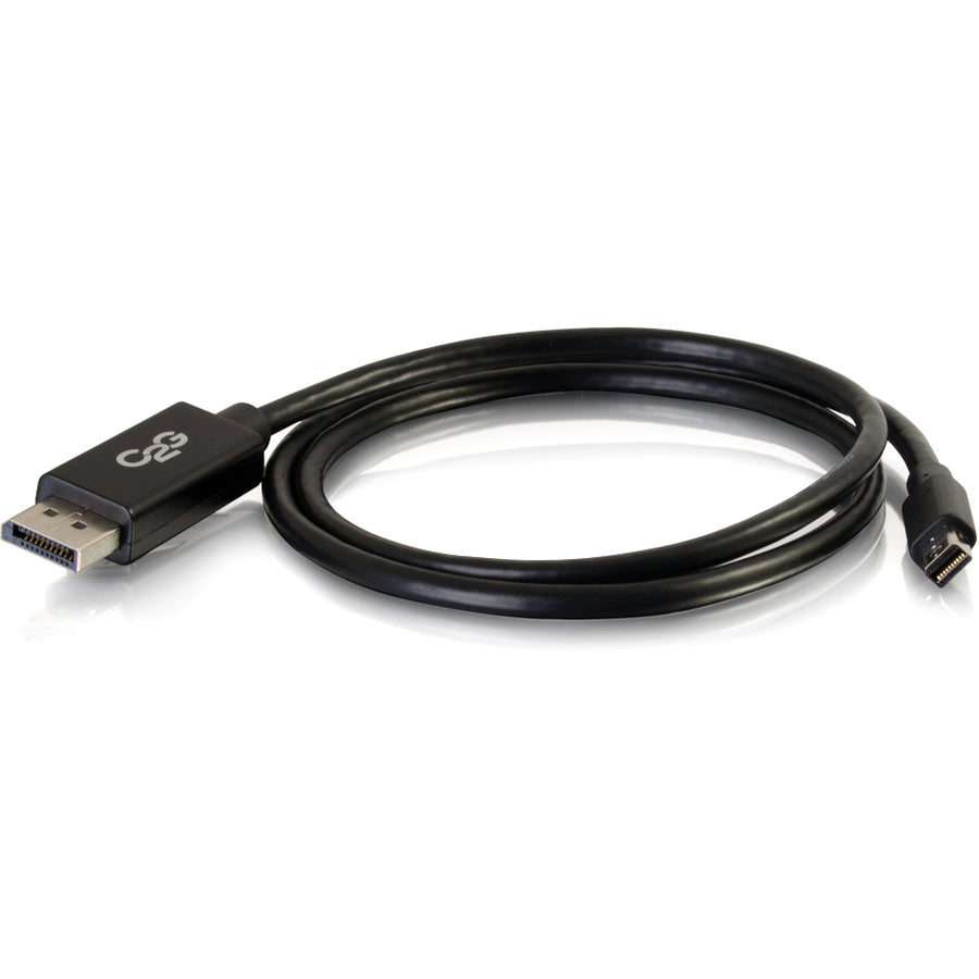 Legrand Group C2G Mini DisplayPort to DisplayPort Adapter Cable – 6ft 4K 30Hz – Black