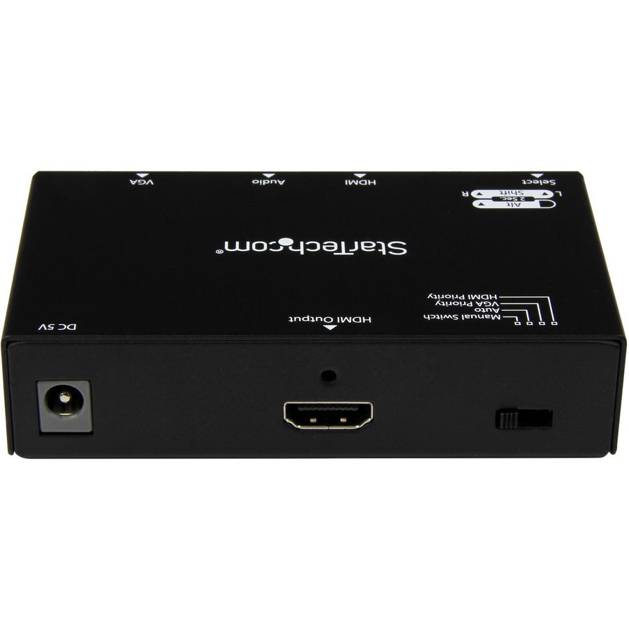 StarTech.com VS221VGA2HD HDMI & VGA Auto Switch – 1080p Support with Priority and Automatic Switching