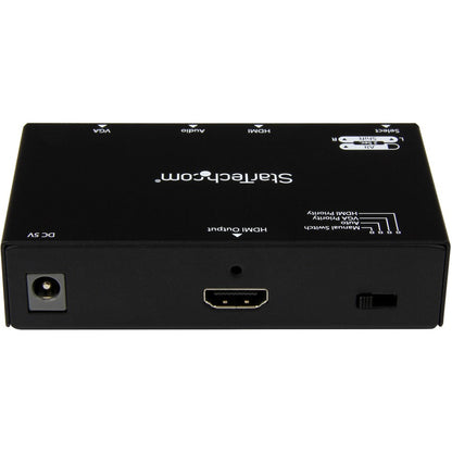 StarTech.com VS221VGA2HD HDMI & VGA Auto Switch – 1080p Support with Priority and Automatic Switching