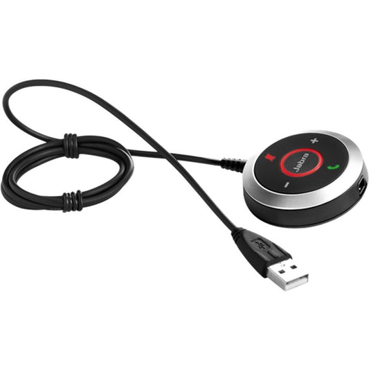 Jabra Headset/Headphone Adapter Remote Unit (Part Number 14208-03) for EVOLVE 40 MS and 80 MS