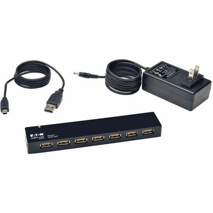 Eaton Tripp Lite Series 7-Port USB 2.0 Hi-Speed Hub with Power Supply