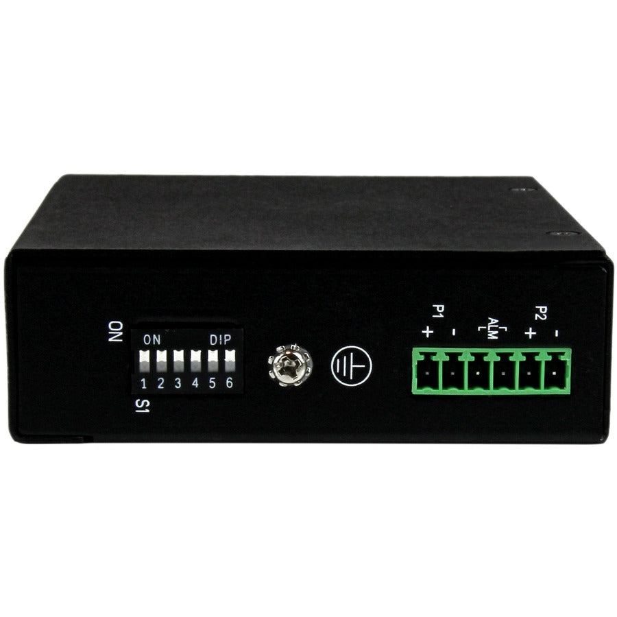 StarTech.com IES51000 5-Port Unmanaged Industrial Gigabit Ethernet Switch - DIN Rail and Wall Mountable