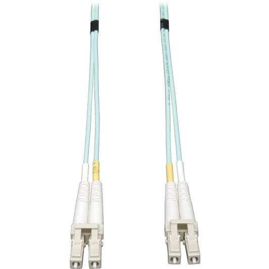 Eaton Tripp Lite Series N820-04M 13 ft. OM3 Aqua Multimode Fiber Patch Cable with LC Connectors
