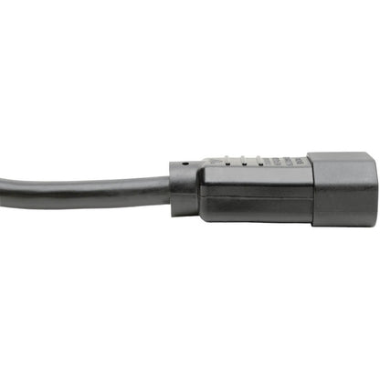 Eaton Tripp Lite Series Heavy-Duty Power Extension Cord, C13 to C14 - 15A, 250V, 14 AWG, 3 ft. Black