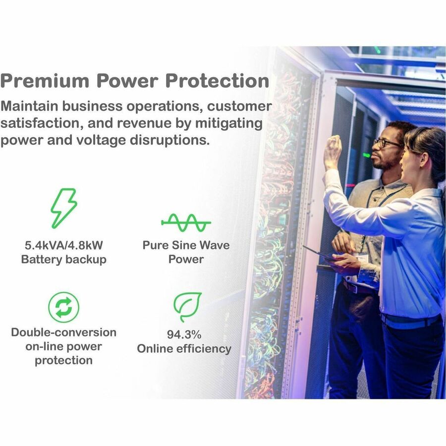 APC by Schneider Electric SRT5KXLT Smart-UPS 5000VA 208V Tower UPS with Extended Runtime and Network Management
