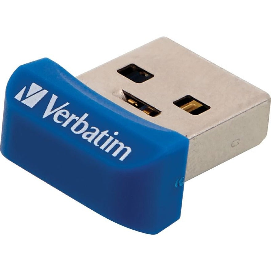 Verbatim 64GB Store 'n' Stay Nano USB 3.2 Gen 1 Flash Drive - Blue