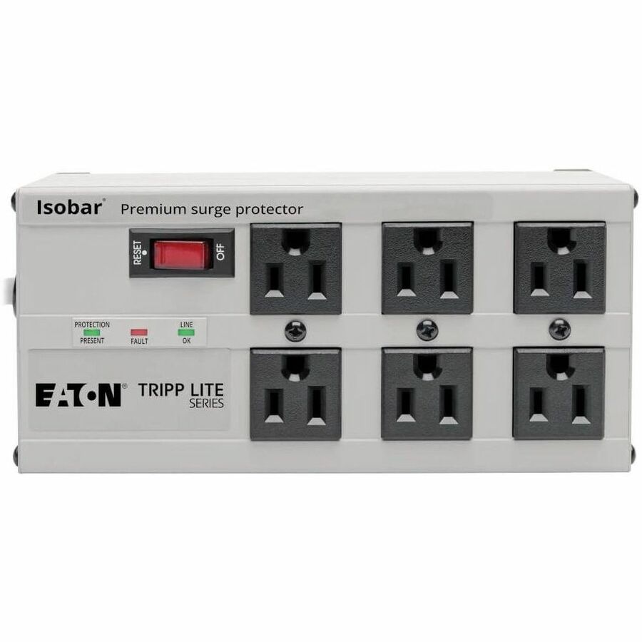 Eaton Tripp Lite Series Isobar 6-Outlet Surge Protector with 6 ft. Cord and 3330 Joules Protection