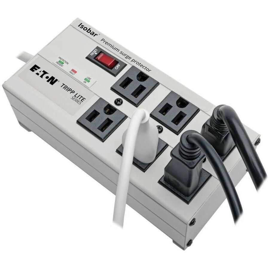 Eaton Tripp Lite Series Isobar 6-Outlet Surge Protector with 6 ft. Cord and 3330 Joules Protection