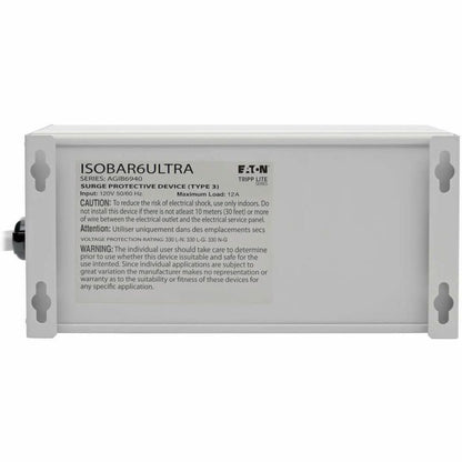 Eaton Tripp Lite Series Isobar 6-Outlet Surge Protector with 6 ft. Cord and 3330 Joules Protection