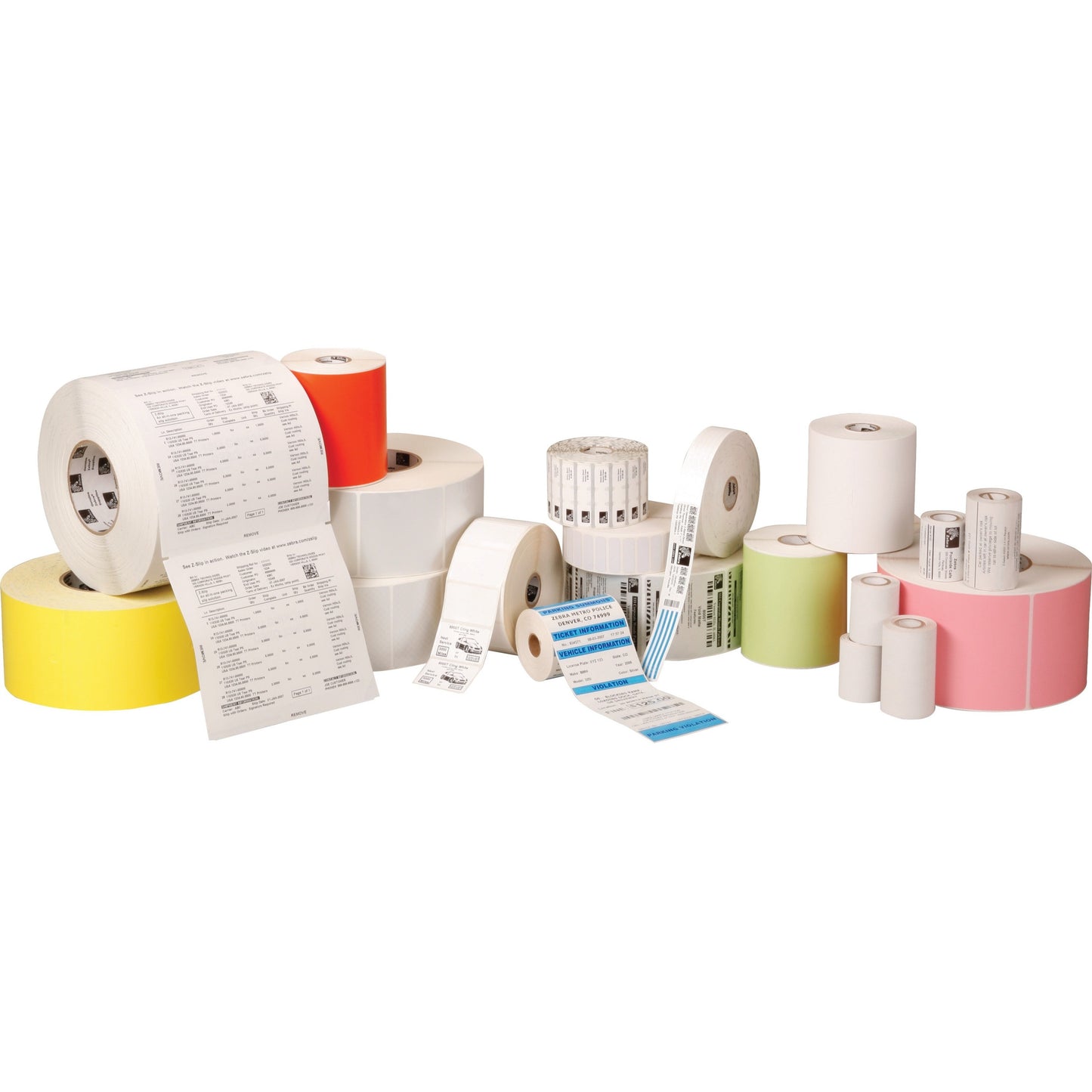 Zebra 8000D Lab Medical Labels - 2 3/16 x 2 Inches, White, Rectangle, Permanent Adhesive, 200 Labels per Roll