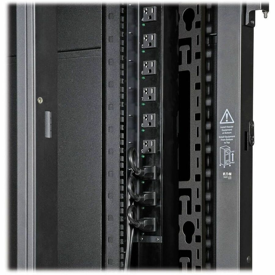 Eaton Tripp Lite Series SRVRTBAR45 45U Vertical Cable Management Bars for SmartRack Enclosures