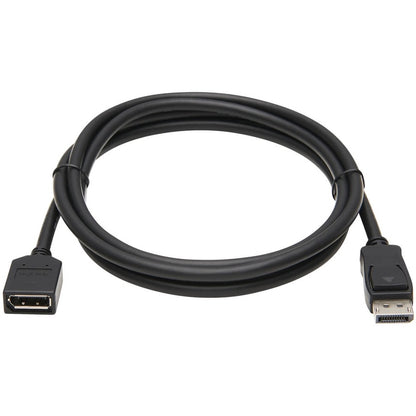Eaton Tripp Lite Series DisplayPort Extension Cable with Latch – 6 ft, Supports 1080p & 4K @ 60Hz
