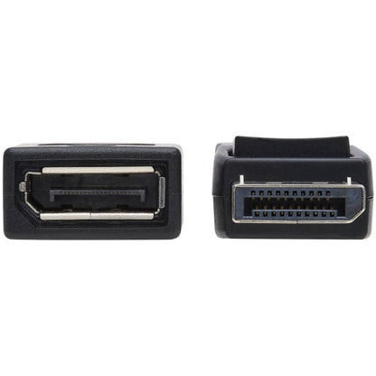 Eaton Tripp Lite Series DisplayPort Extension Cable with Latch – 6 ft, Supports 1080p & 4K @ 60Hz