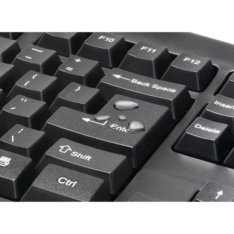 Kensington Pro Fit Wireless Keyboard - Black with Water-Resistant Membrane Technology
