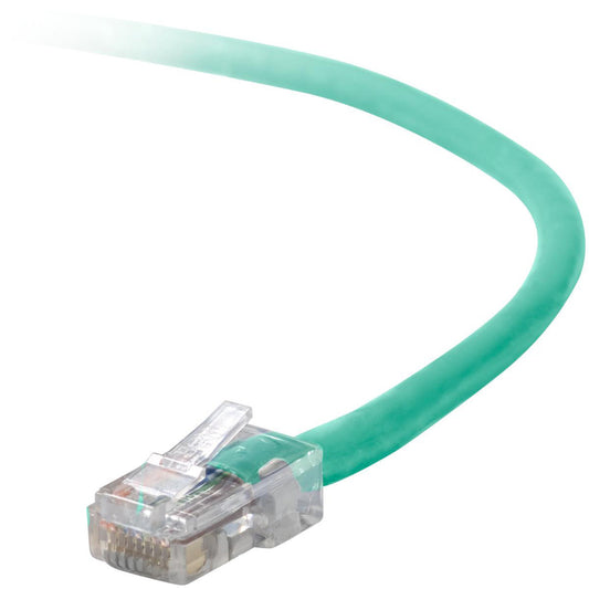 Belkin Cat5e Snagless Ethernet Patch Cable - 1 ft, Green, for High-Speed LAN and Internet Connections