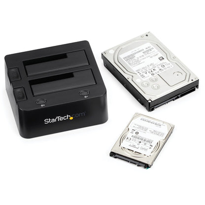 StarTech.com UNIDOCKU33 USB 3.0 Dual-Bay Hard Drive Dock for 2.5/3.5in SATA & IDE Drives