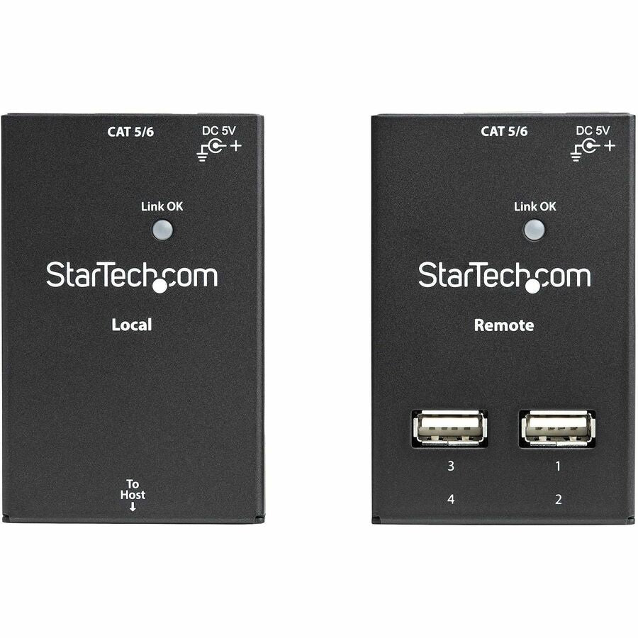 StarTech.com 4 Port USB 2.0 Extender over Cat5/Cat6 - Up to 130 Feet