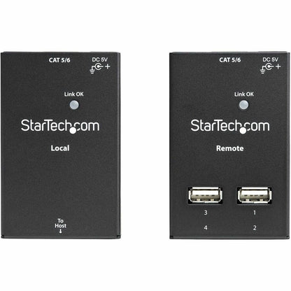 StarTech.com 4 Port USB 2.0 Extender over Cat5/Cat6 - Up to 130 Feet