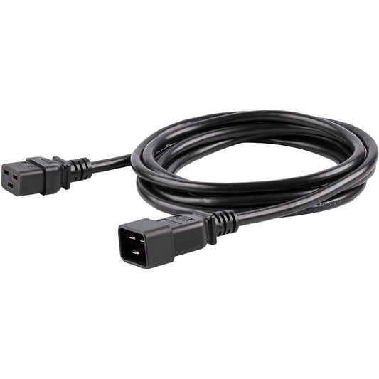 StarTech.com 10 ft Heavy Duty Power Extension Cord - IEC C19 to C20, 14 AWG, 250V 15A