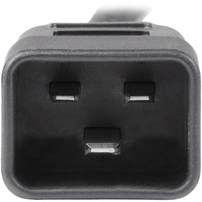 StarTech.com PXTC13C20143 3 ft Heavy Duty C13 to C20 Power Cord — 14 AWG, 125V, 15A for Servers and PDU Connections